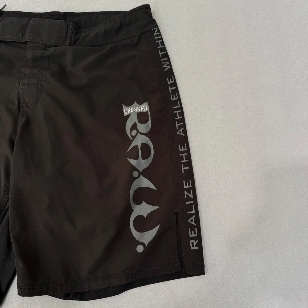 RealXtreme‎ CrossFit Training Shorts Mens 34 Black RAW Realize Athlete Within